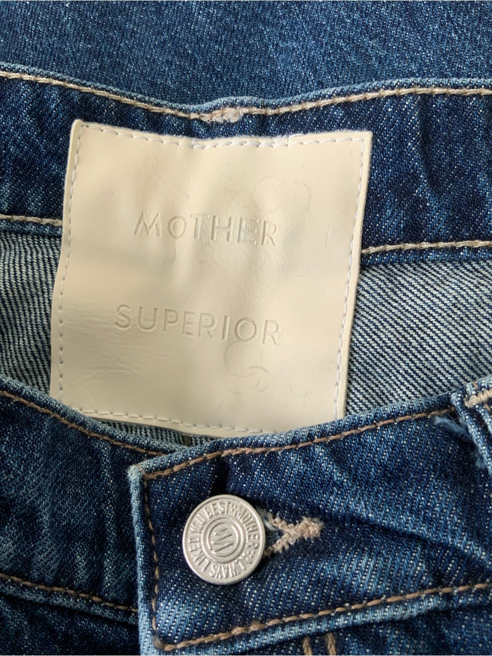 NWT MOTHER SUPERIOR Jeans Spitfire Nerdy Cuff Did You Bring Me Anything? Size 28 - Picture 8 of 14